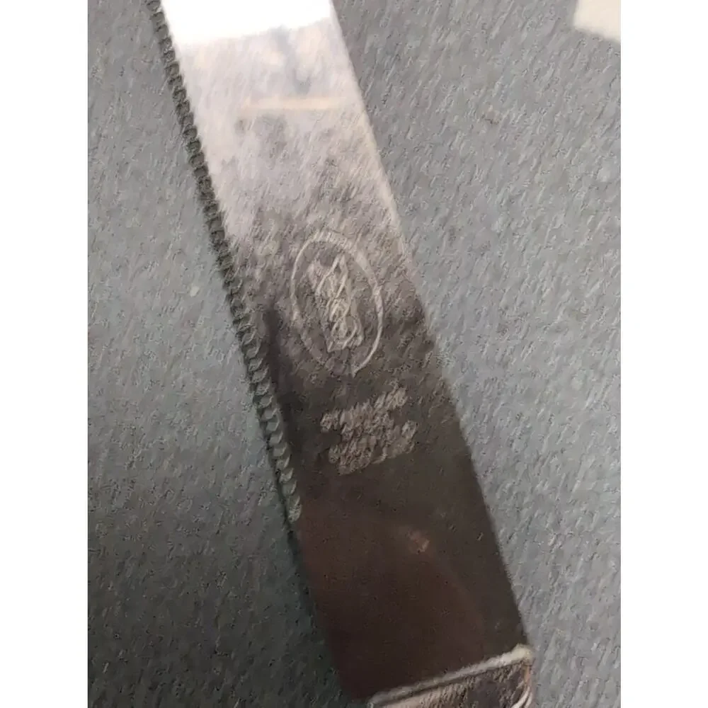 Vintage Viners Sheffield England Stag Handle Cheese Knife Forked Stainless